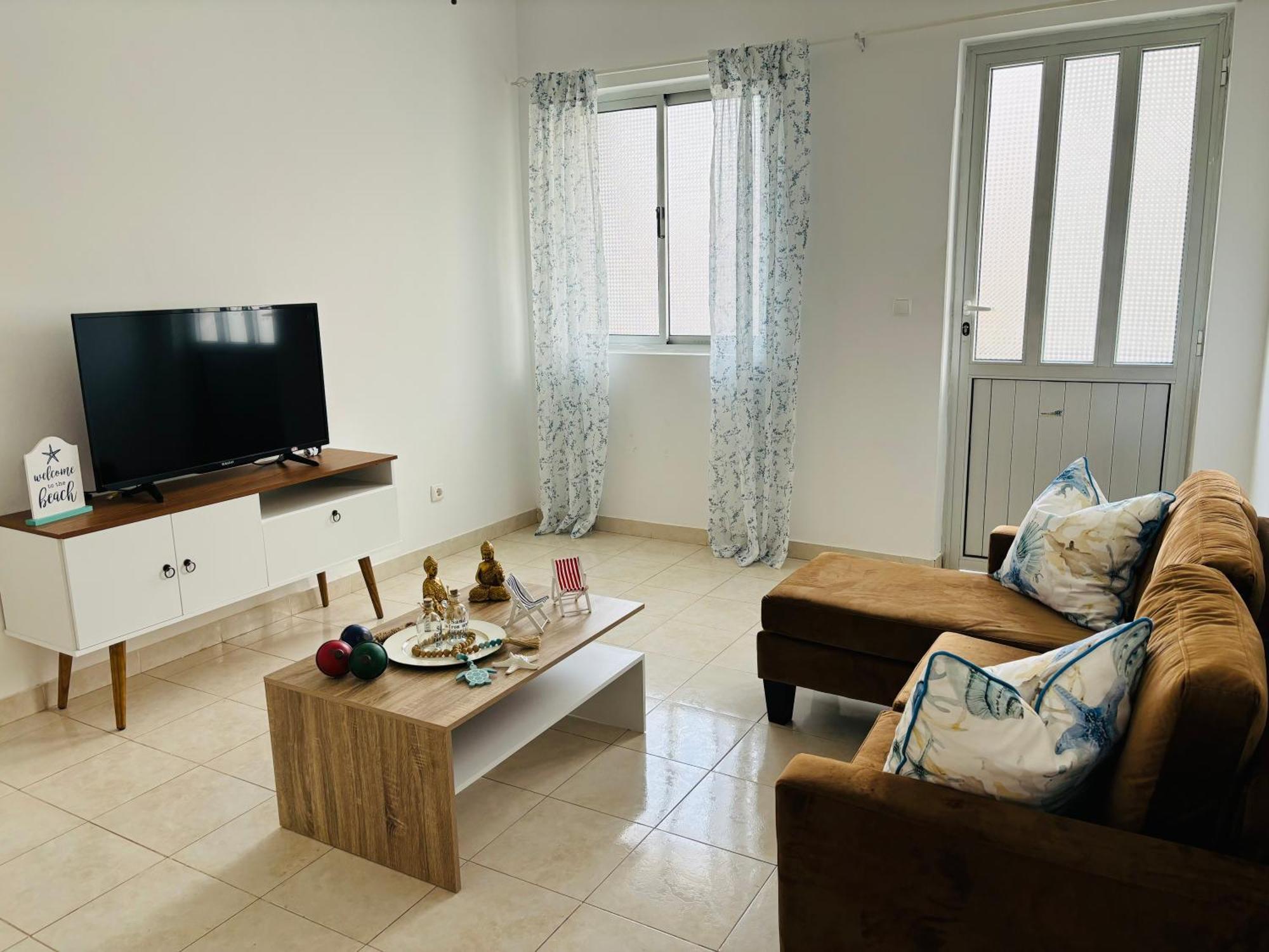Techas Near Beach Apt Tarrafal 塔拉法尔 外观 照片